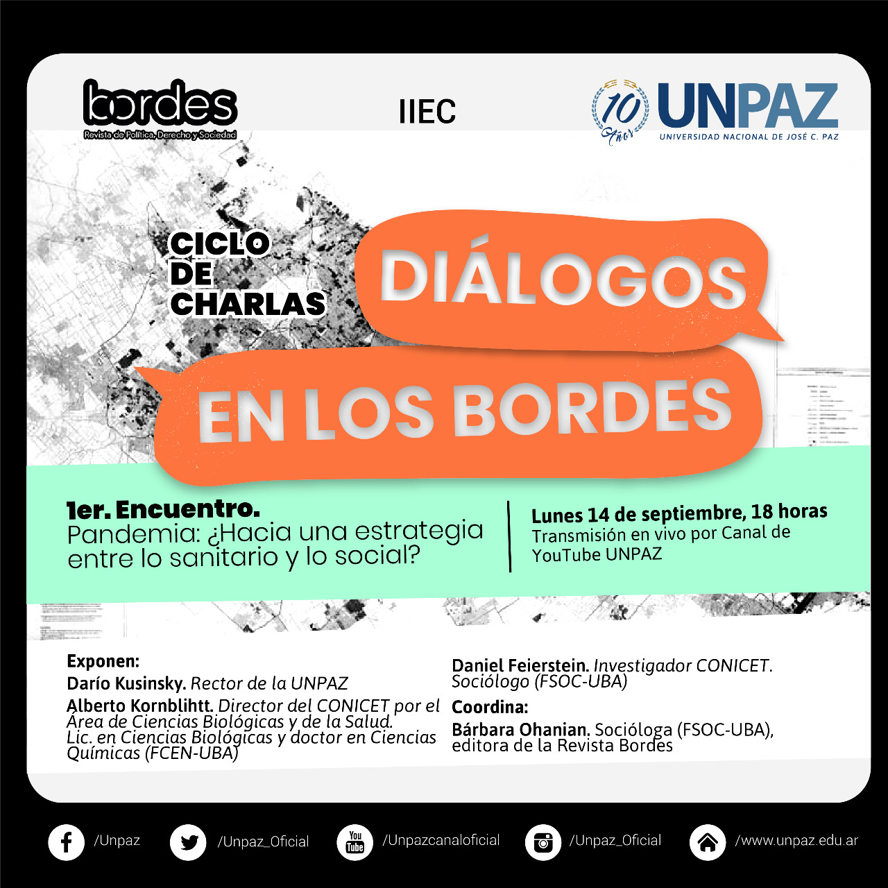 Ciclo de charlas “Diálogos en los Bordes”