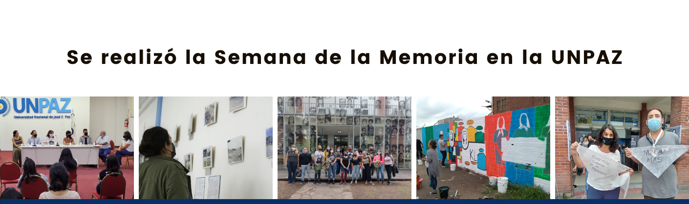 Semana de la Memoria en UNPAZ