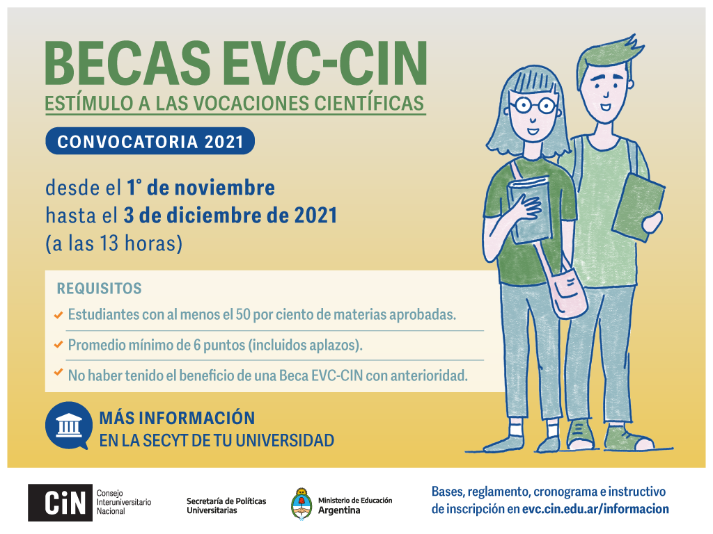 Convocatoria a Becas EVC-CIN