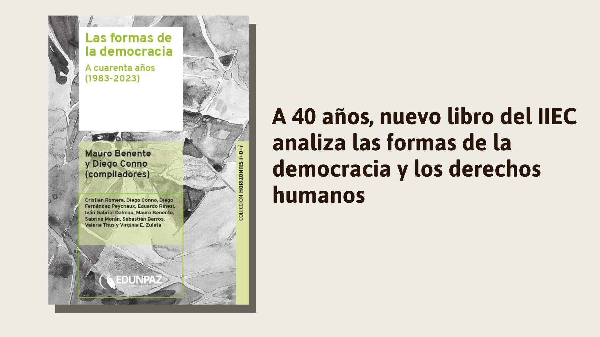 Nuevo libro EDUNPAZ