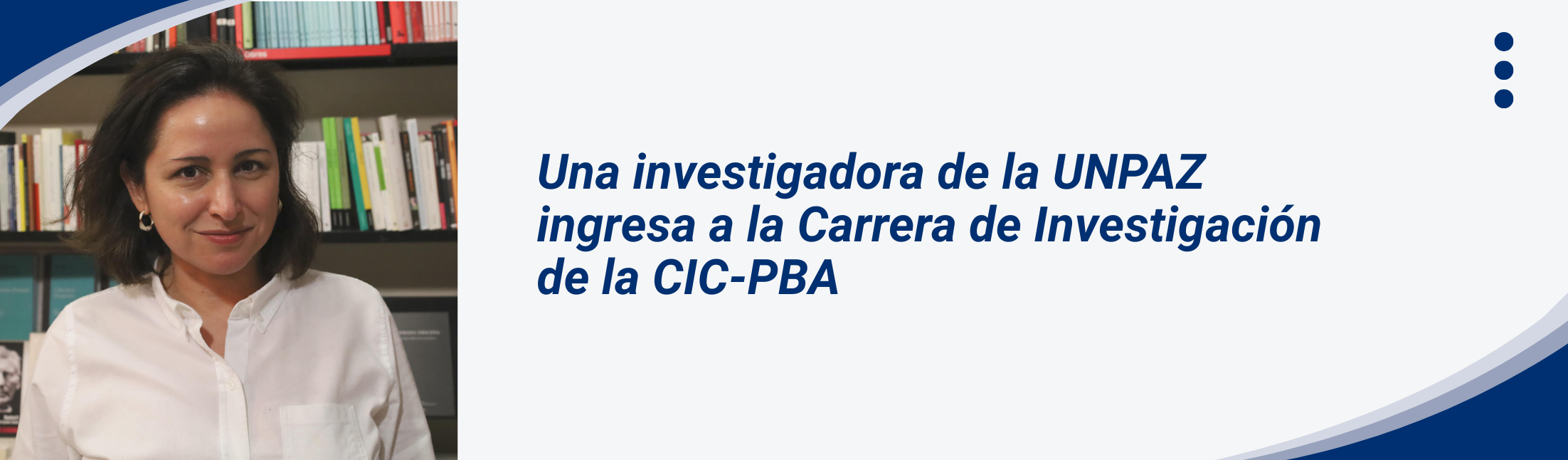Una investigadora de la UNPAZ ingresa a la Carrera de Investigación de la CIC-PBA