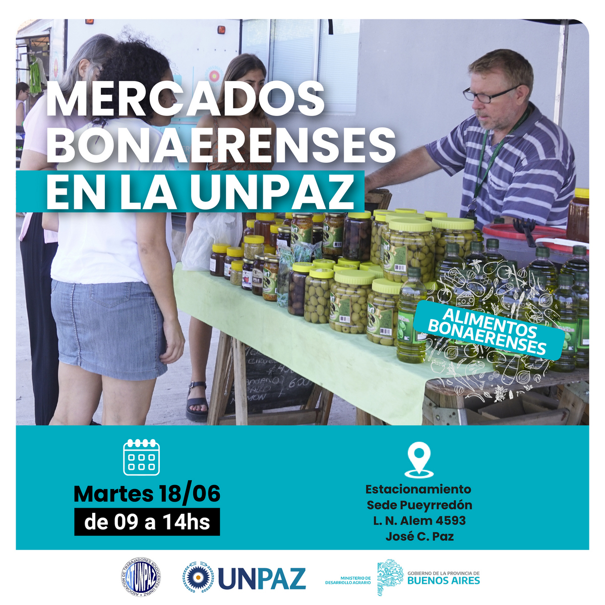 MERCADOS BONAERENSES. FERIA ABIERTA A TODA LA COMUNIDAD
