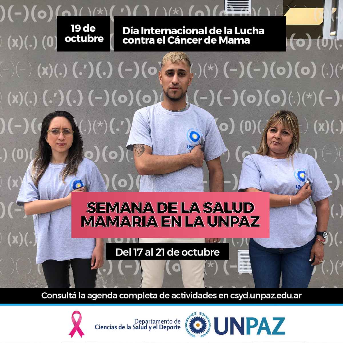 Semana de la Salud Mamaria en la UNPAZ