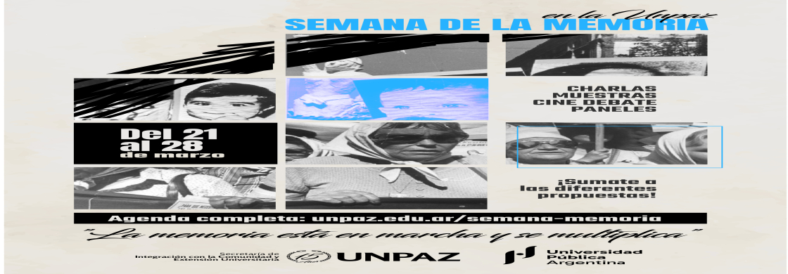 Semana de la Memoria en UNPAZ