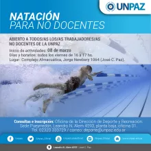 Natación flyer.