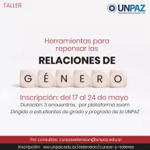 Taller “Herramientas para repensar las relaciones de género”