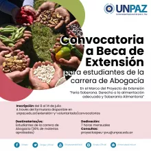 Convocatoria a beca de extensión