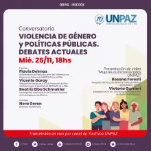 Conversatorio “Violencia por razones de género y políticas públicas. Debates actuales”