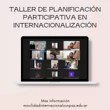 taller de planificación participativa en internacionalización