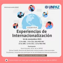 II Jornadas Experiencias de Internacionalización UNPAZ