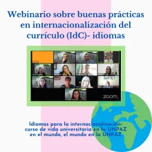 Webinario sobre buenas prácticas en Internacionalización del currículo