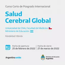 CURSO CORTO DE POSGRADO EN “SALUD CEREBRAL GLOBAL” UNPAZ