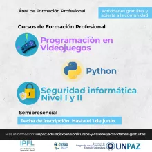 CURSOS DE FORMACIÓN PROFESIONAL - UNPAZ