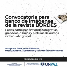 Convocatoria Banco de Imágenes revista BORDES