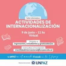 Taller Actividades de Internacionalización UNPAZ