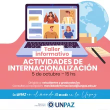 TALLER INFORMATIVO: ACTIVIDADES DE INTERNACIONALIZACIÓN - UNPAZ