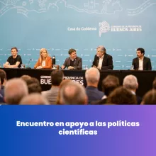 Encuentro en apoyo a las políticas científicas