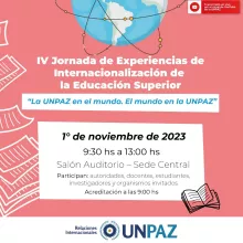 IV JORNADA SOBRE EXPERIENCIAS DE INTERNACIONACIONALIZCIÓN DE LA EDUCACIÓN SUPERIOR