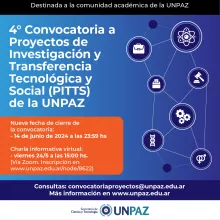 CONVOCATORIA A PROYECTOS DE INVESTIGACIÓN - UNPAZ