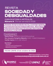 SOCIEDAD Y DESIGUALDADES NUMERO CUATRO - UNPAZ