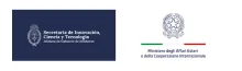 CONVOCATORIA A “IX Programa Ejecutivo de Cooperación Científica y Tecnológica entre la República Italiana y la República Argentina 2026-2027”-UNPAZ