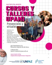 CURSOS Y TALLERES GRATUITOS PARA PERSONAS MAYORES - SEGUNDO SEMESTRE 2025