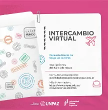 CONVOCATORIA A INTERCAMBIO VIRTUAL 2-2026 - UNPAZ