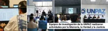 Equipos de investigación de la UNPAZ realizaron actividades por la Memoria, la Verdad y la Justicia