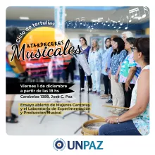 ATARDECERES MUSICALES - UNPAZ 