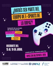 La UNPAZ abre la convocatoria para integrar su equipo de E-Sports